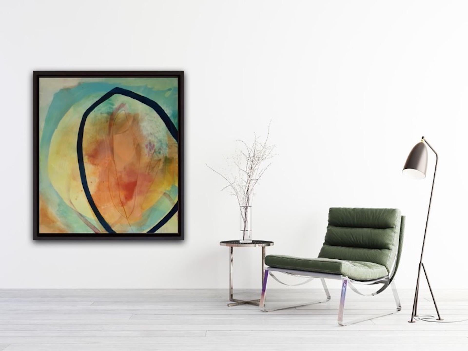 Claire Chandler, Feeling the Love, Original abstraktes Gemälde, zeitgenössische Kunst im Angebot 4