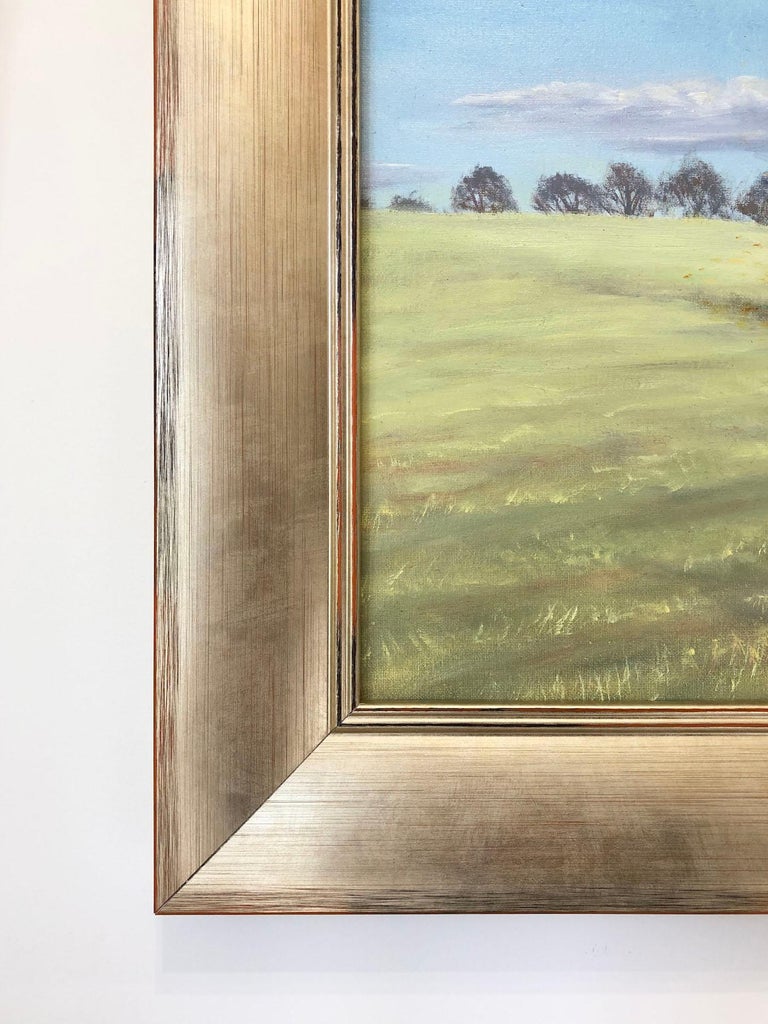 Marie Robinson, Autumn Breeze, Original Landscape Painting, Countryside Art For Sale 1
