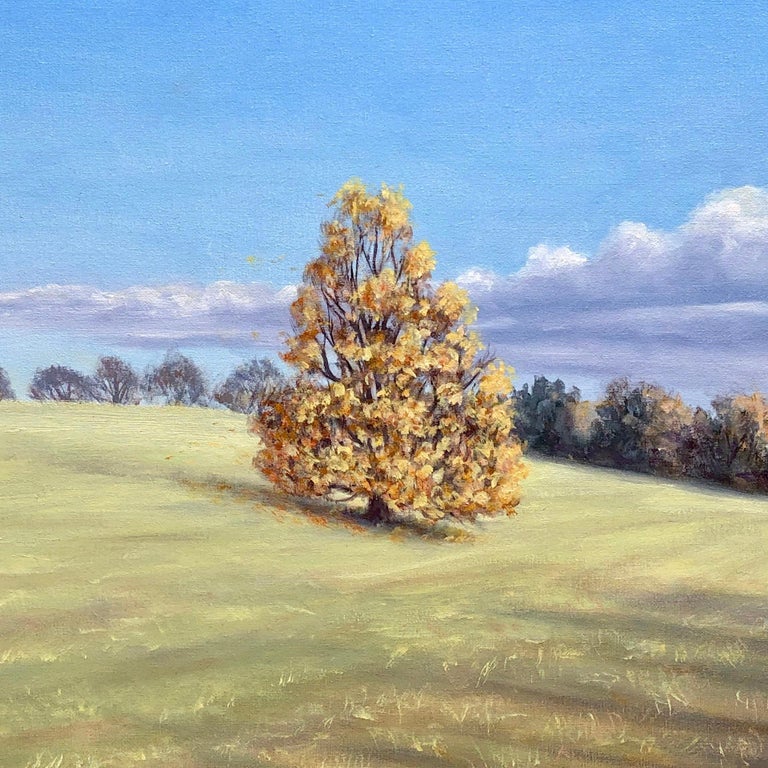 Marie Robinson, Autumn Breeze, Original Landscape Painting, Countryside Art For Sale 4