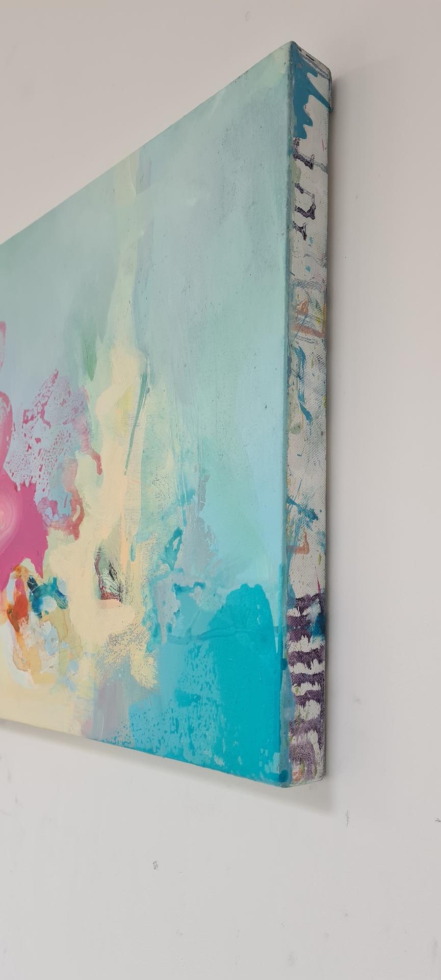 Claire Chandler, Stronger Everyday, Original abstraktes Gemälde, zeitgenössische Kunst – Painting von claire chandler