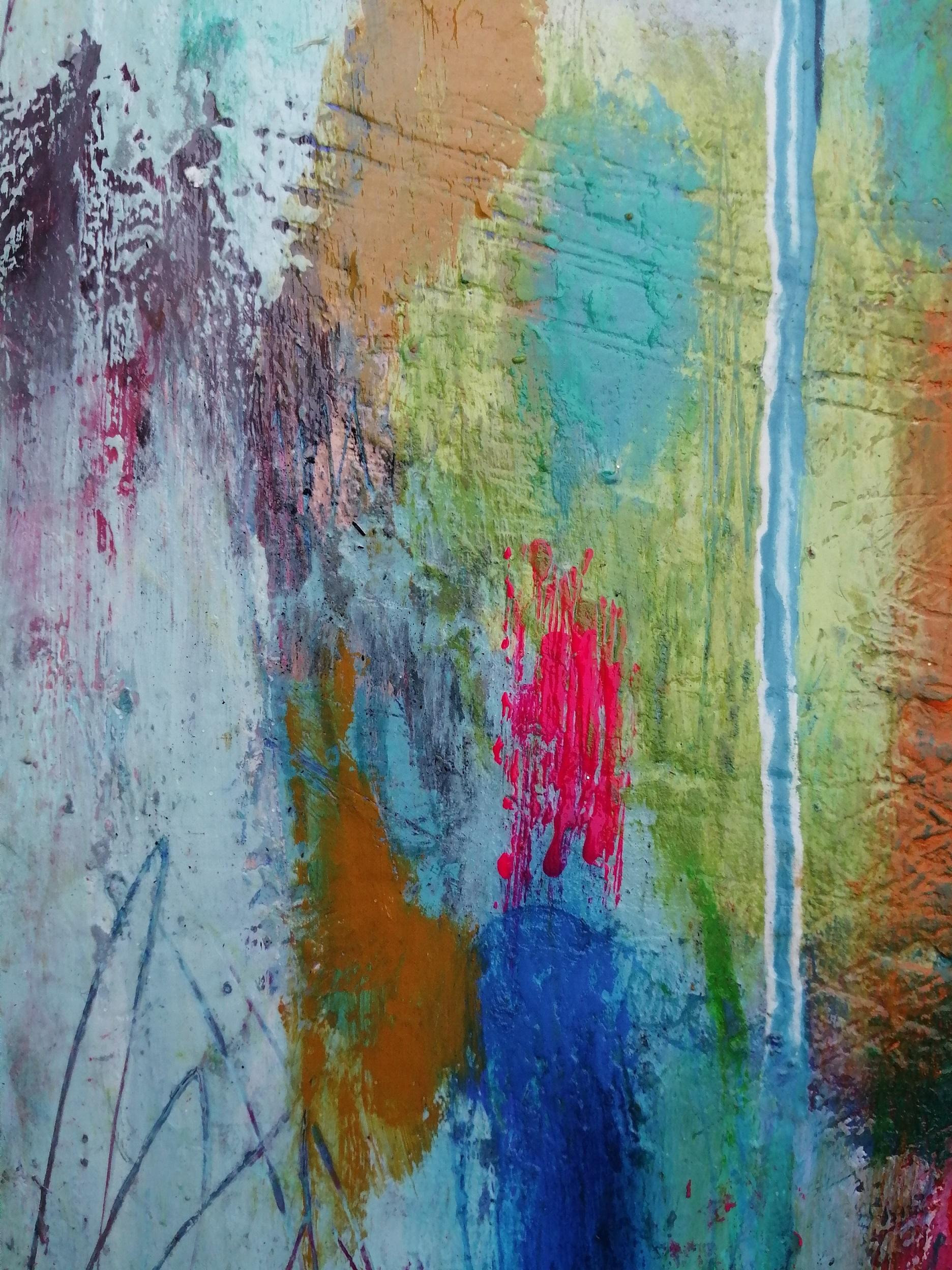 Mary Scott, Oscillation (II), peinture abstraite originale, art contemporain en vente 1