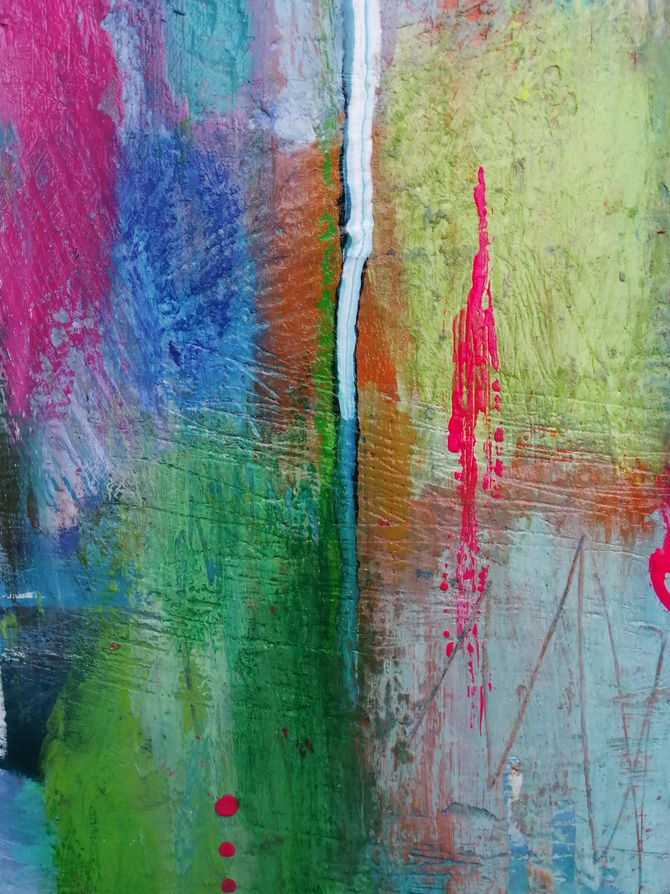 Mary Scott, Oscillation (II), peinture abstraite originale, art contemporain en vente 2