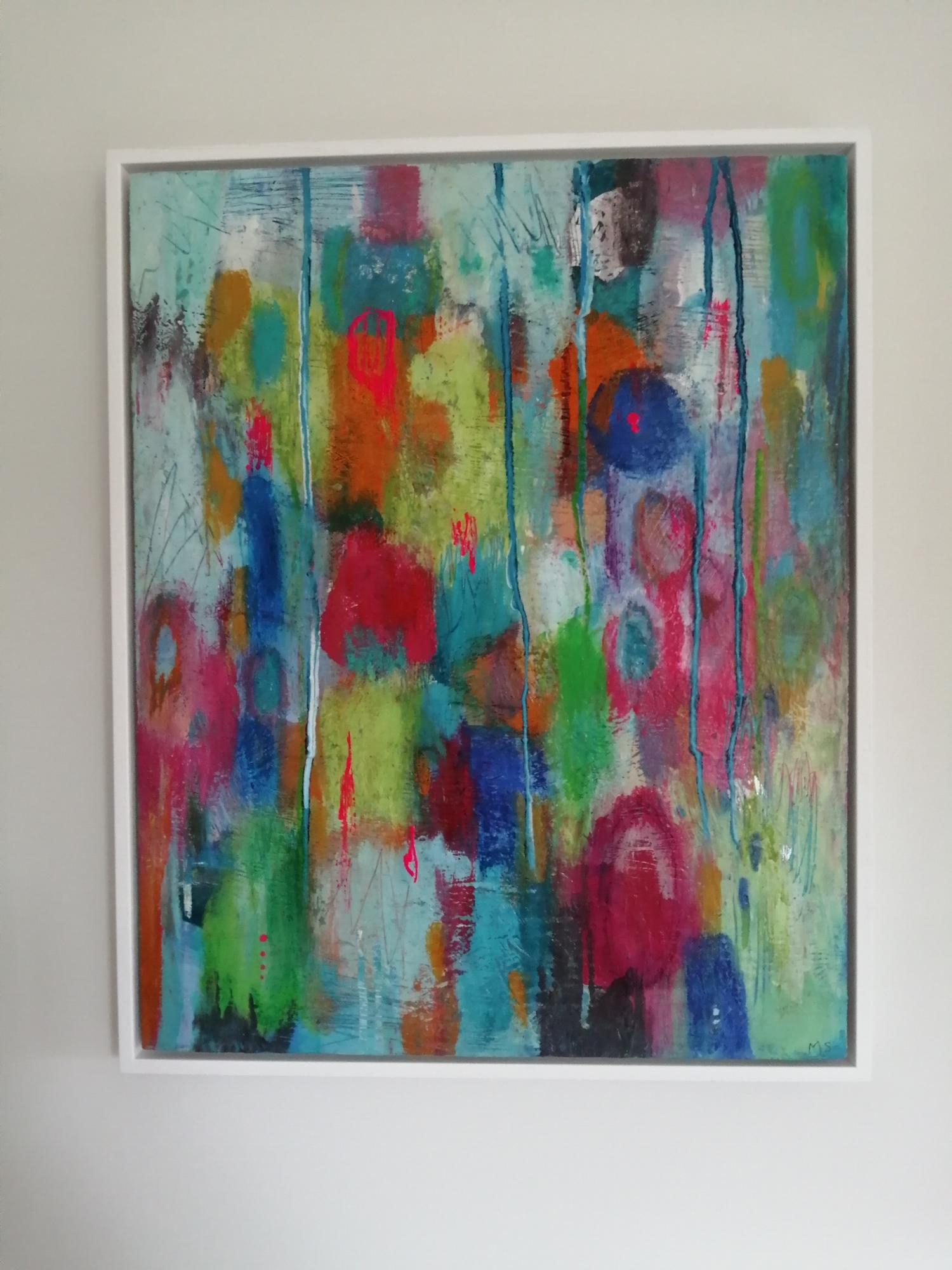 Mary Scott, Oscillation (II), peinture abstraite originale, art contemporain en vente 4