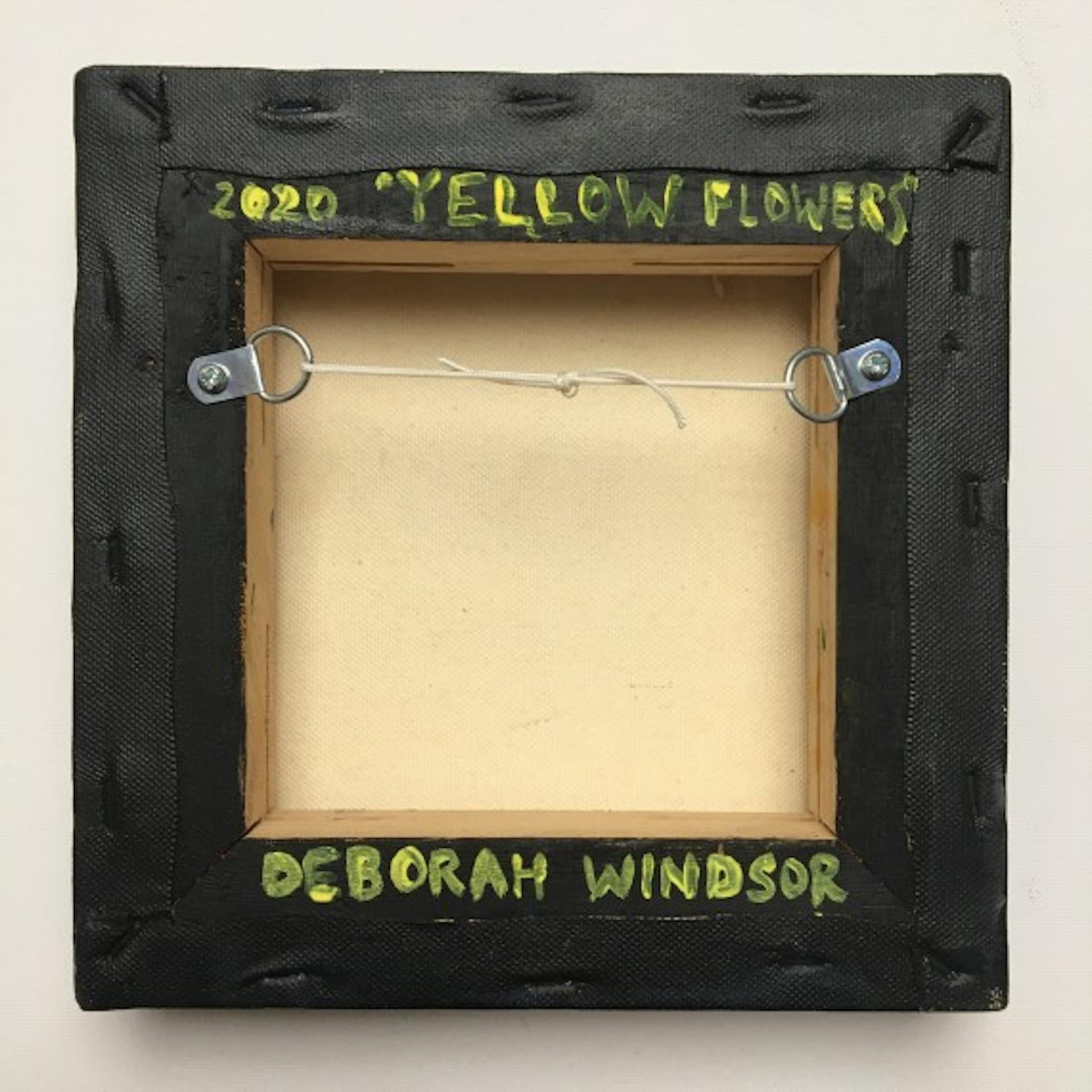 Deborah Windsor, Yellow Flowers, Floral Art, Still Life Art, Affordable Art 1