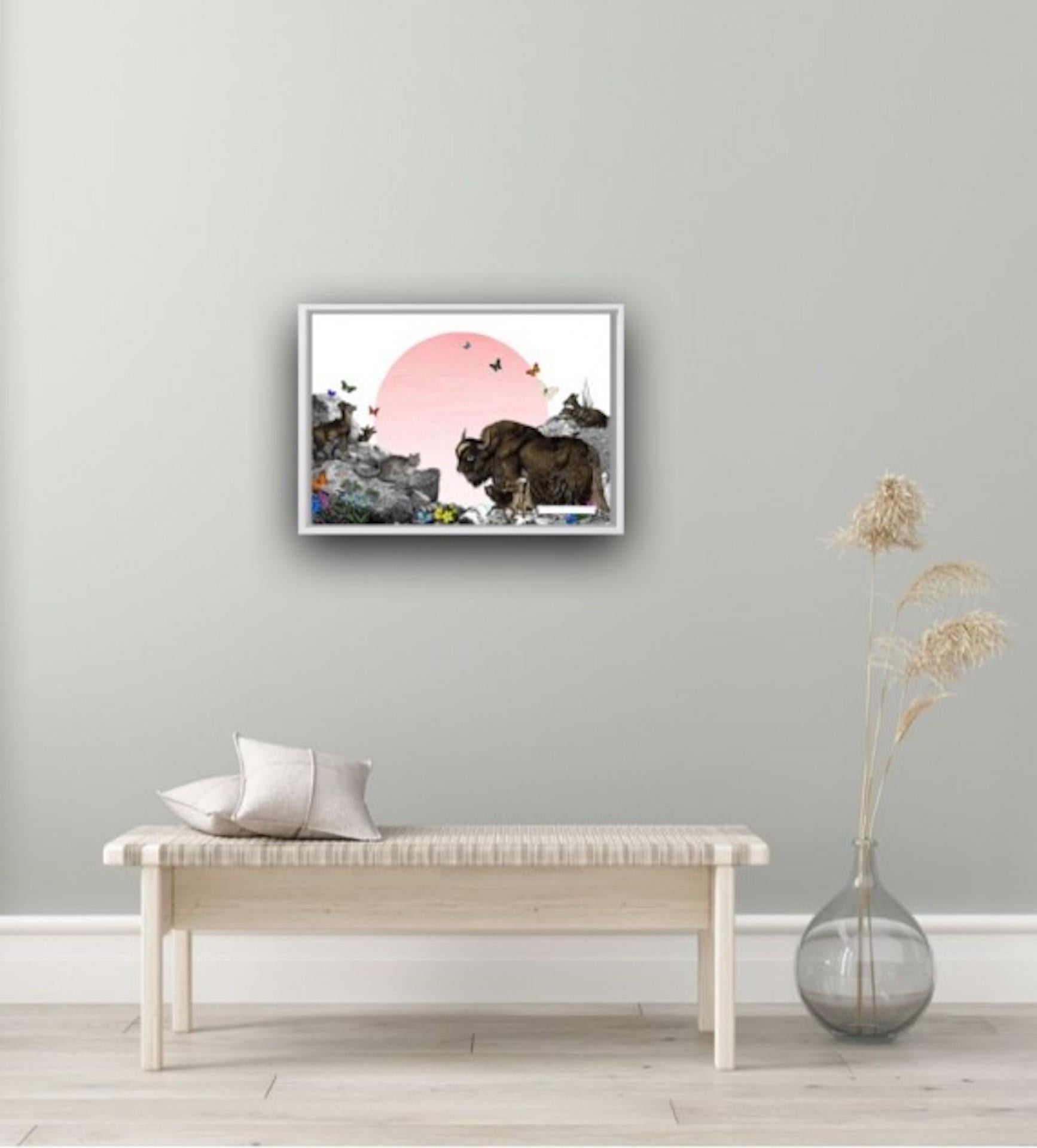 Kristjana Williams, The Himalayan Mountains – Pink Sun, Contemporary Animal Art 6