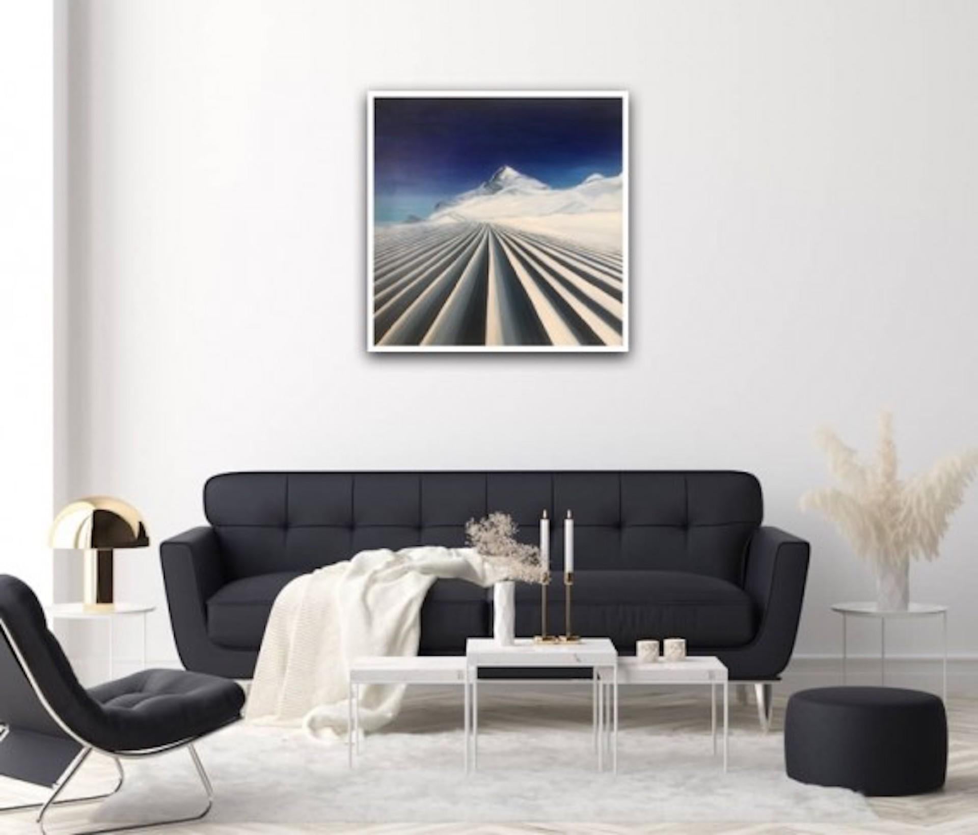 Tania Oko, Bluebird Day, Contemporary Art, Affordable Art, Landscape Art For Sale 1