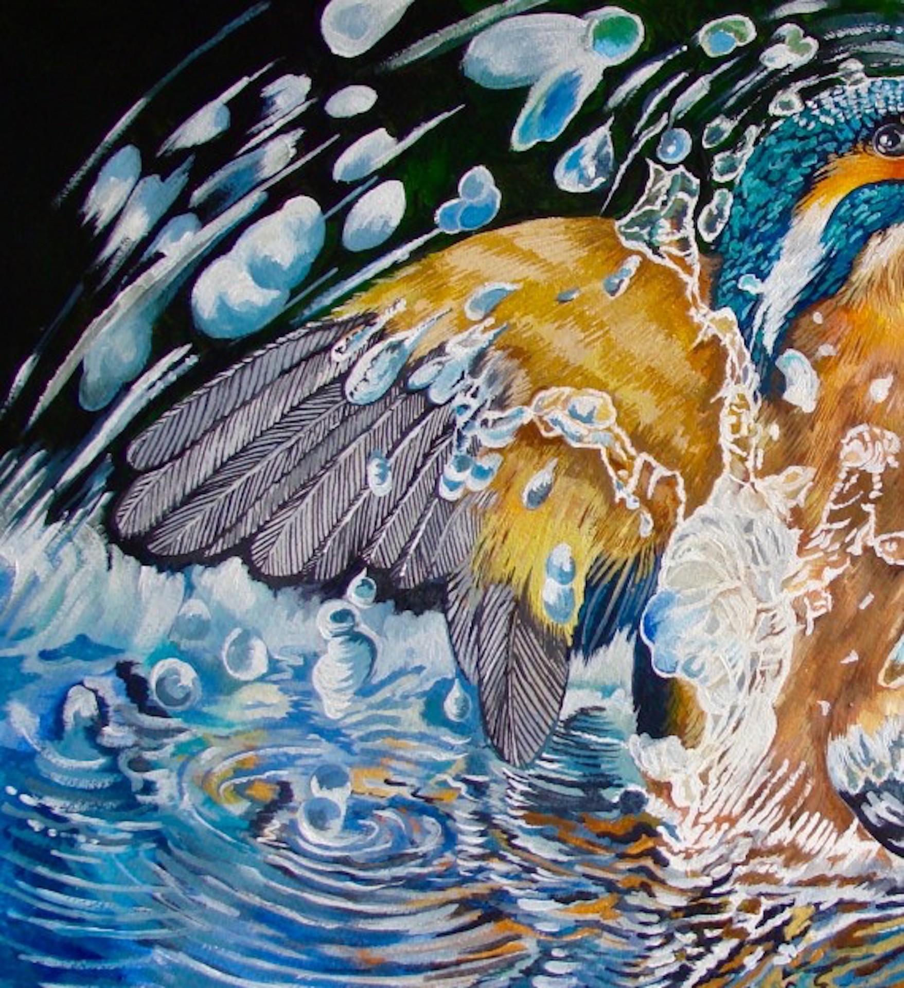David Truman, Movement of Water, Contemporary Art, Animal Art, Original Art For Sale 1
