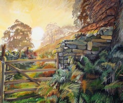 David Truman, Autumnal Dawn, Landscape Art, English Countryside Art