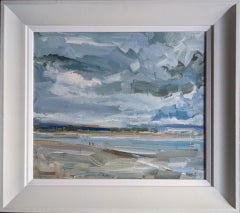 Stephen Kinder, East Head Sand Bar, Coastal Art, Seascape Painting