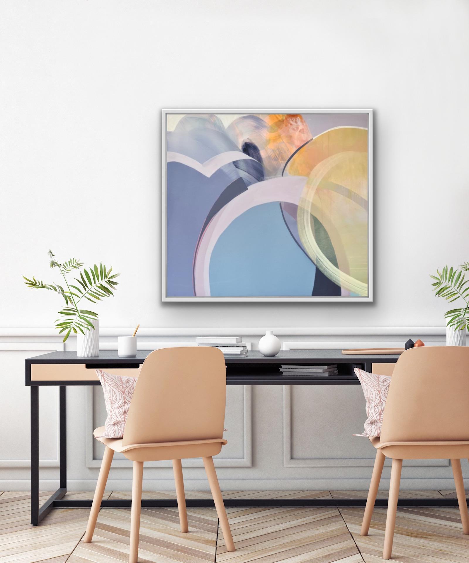 Claire Chandler, Sunshine on a Rainy Day, Contemporary Art, Abstract Painting For Sale 3