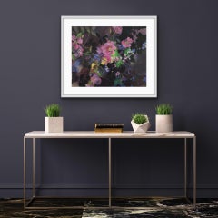 Jo Haran, Jewel Heads in Darkness, Contemporary Floral Art, Affordable Art