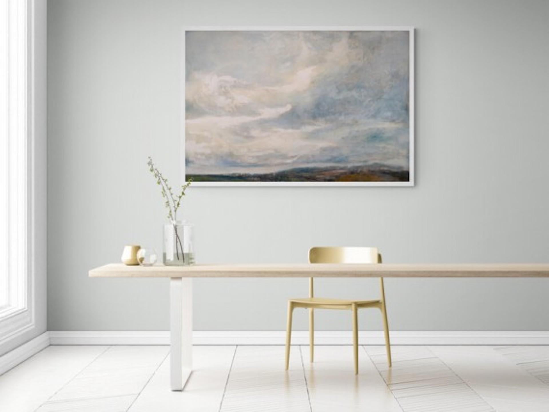 Chromatic Grey Skies [2020]
Original
Landscapes and seascapes
Ink and gesso on birch panel
Image size: H:100 cm x W:150 cm
Complete Size of Unframed Work: H:100 cm x W:150 cm x D:3.2cm
Sold Unframed
Please note that insitu images are purely an