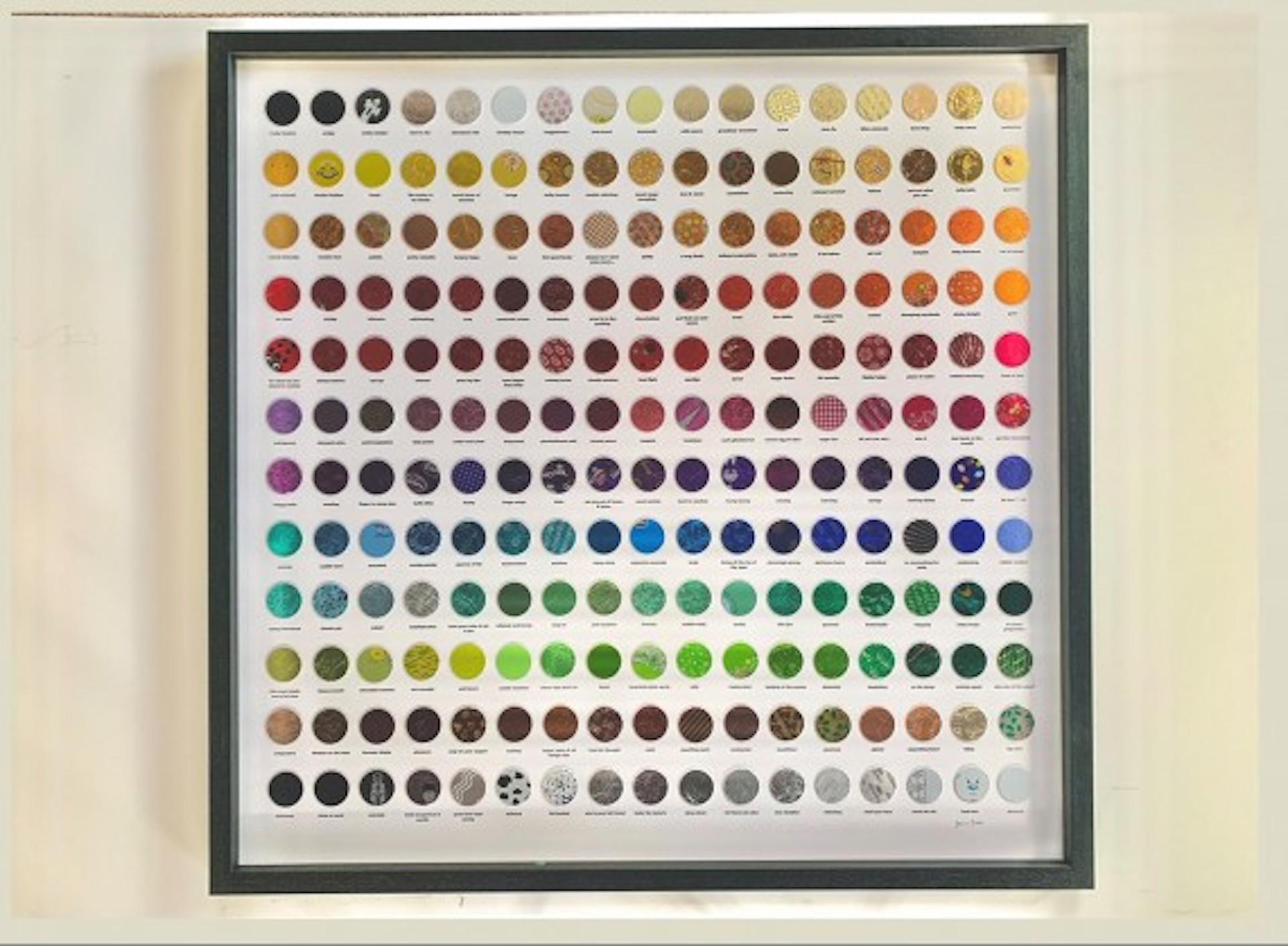 Ultimate Chocolate Lovers Colour Chart [2021]
Original
Still Life
Foil Mounted on Frame
Image size: H:97 cm x W:99 cm
Frame Size: H:102 cm x W:104 cm x D:4cm
Sold Framed
Please note that insitu images are purely an indication of how a piece may