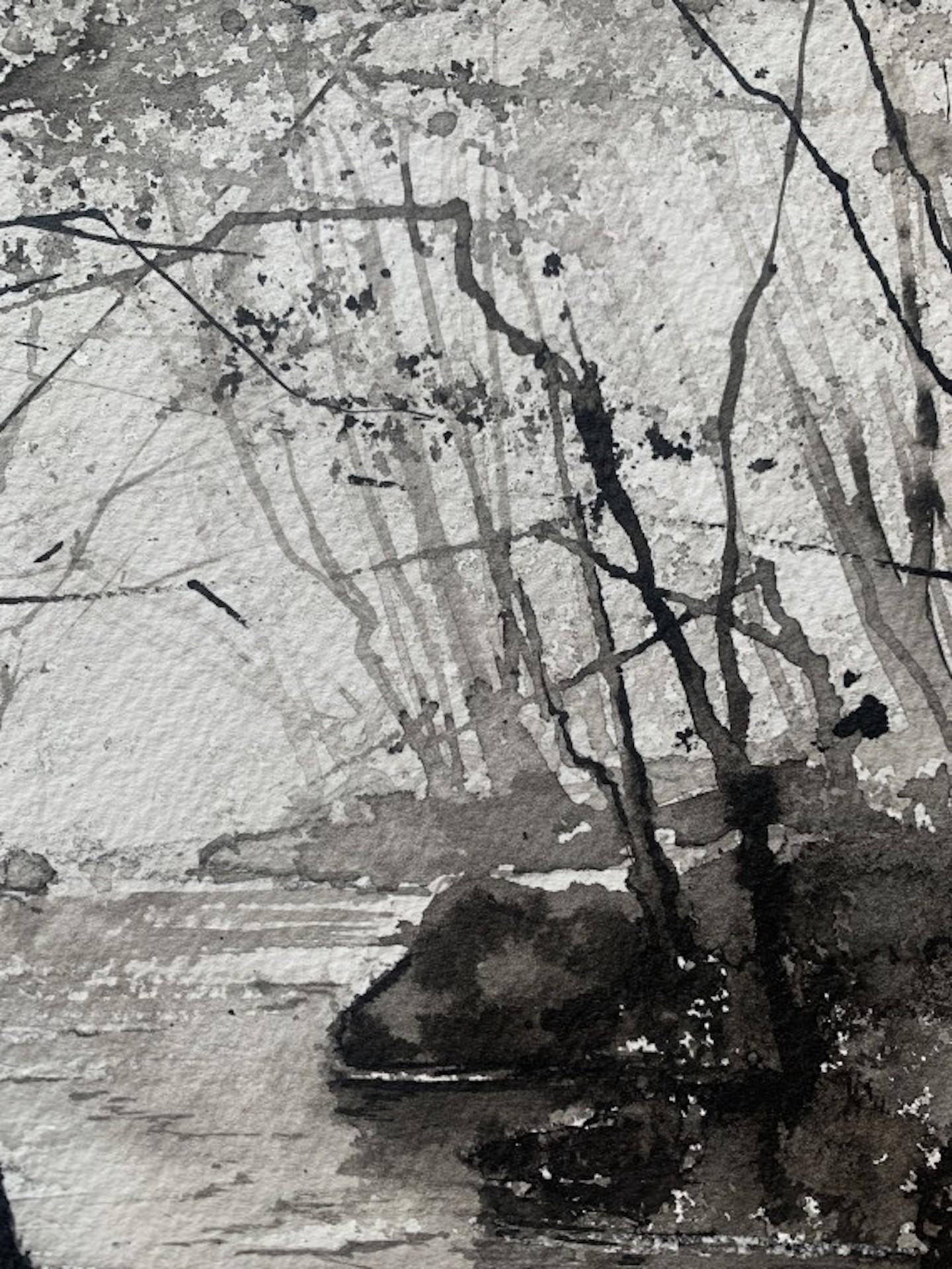 James Bonstow, Approaching River Dart II, Original Woodland Landscape Art For Sale 2