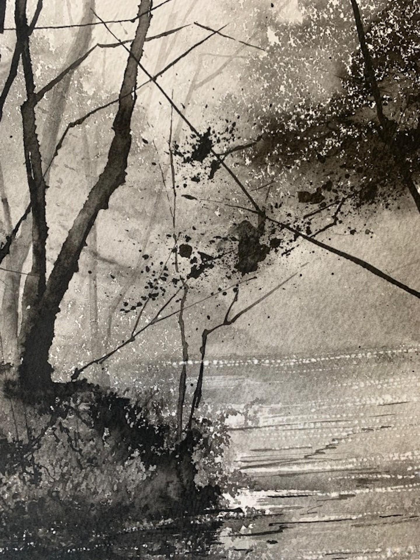 James Bonstow, River Dart Meander II, Original Landscape Art, Affordable Art For Sale 2