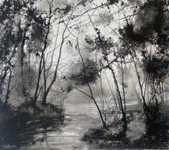 James Bonstow, River Dart Meander II, Original Landscape Art, Affordable Art