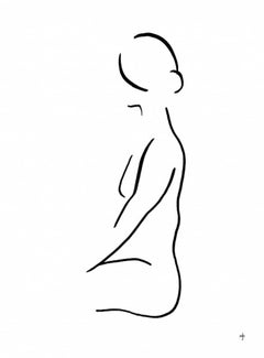 Series 7 #9F, David Jones, Original Drawing, Nude Art, Figurative Portraiture