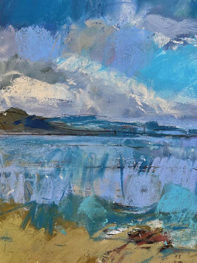 Nancy Rutter - Clover in Ancram (Colorful Abstract Landscape in Green ...