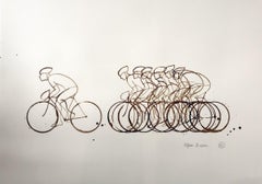 Coffee Break Series X by Eliza Southwood, original drawing in paper, coffee art