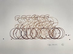 Coffee Peloton XXIX, Eliza Southwood, Original drawing, Contemporary art 