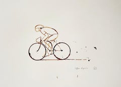 Coffee Espresso n°12 d'Eliza Southwood, dessin original, art du café, art du cyclisme