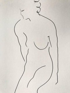 #2209C, life drawings, original art, Matisse-style art, affordable art