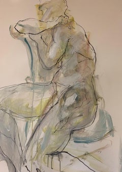Acrylic Nude Drawings and Watercolors