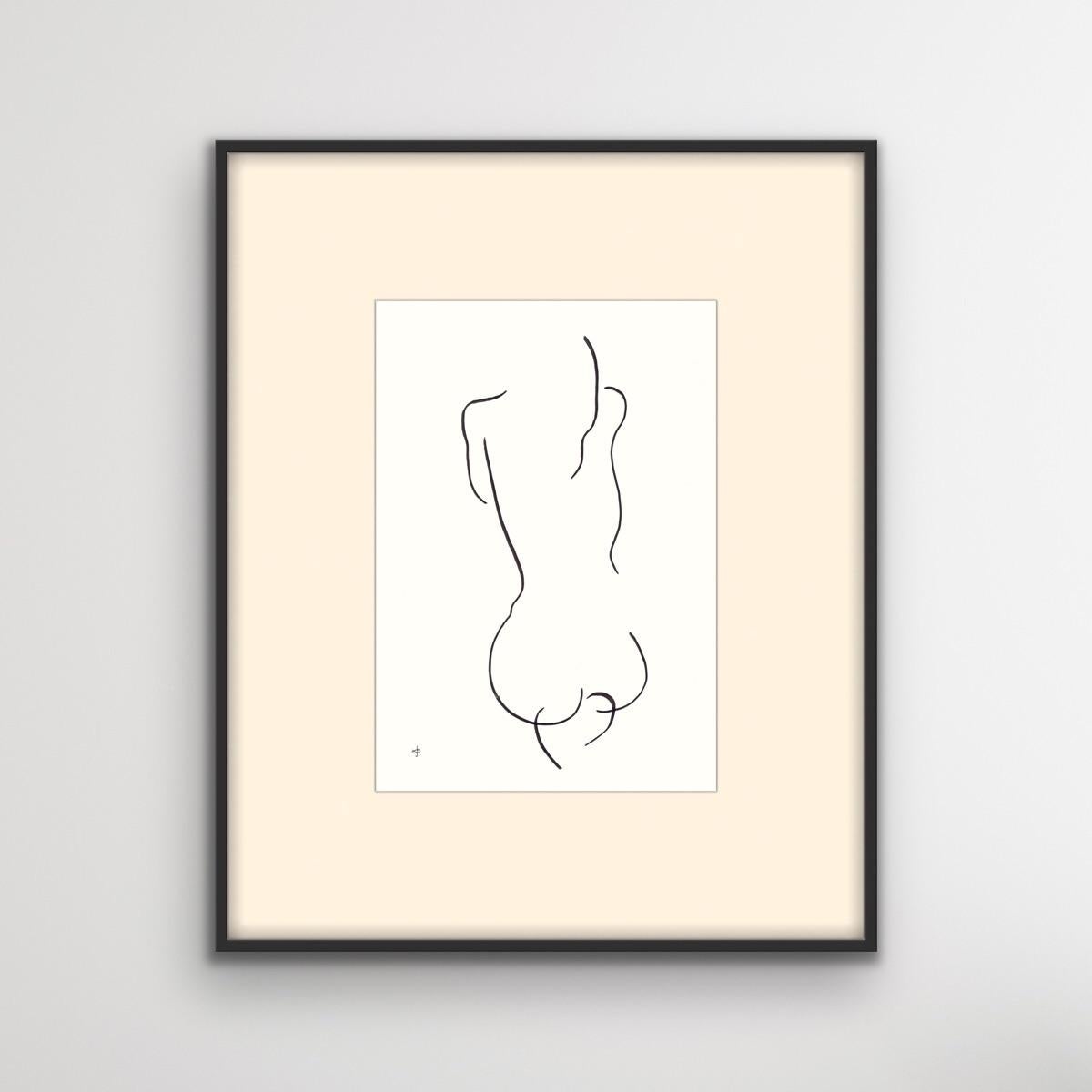 #2209G, David Jones, Tinte auf Papier, zeitgenössische minimalistische Zeichnung, zum Verkauf (Konzeptionell), Art, von David Jones 