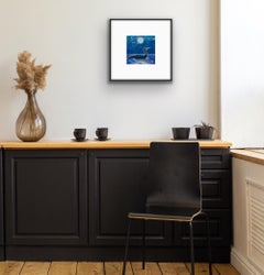 Nicola Wiehahn, Cormorant Moon, Animal Art, Seascape painting, Landscape artwork