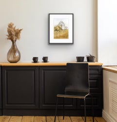 Winter Trees in The Cotswolds, Elizabeth Chalmers Watercolour Landscape Painting