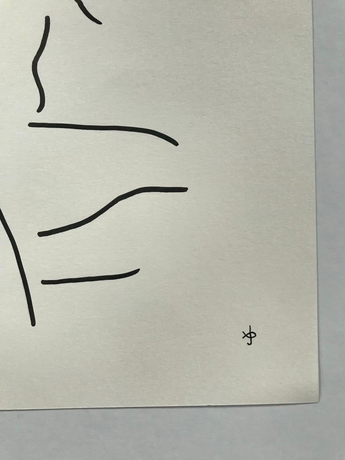 #2209B, Pintura de desnudos, Dibujo del natural, Arte figurativo, Dibujo lineal Arte minimalista en venta 2