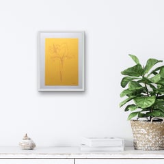 Spring Iris, floral art, landscape drawing, still-life, affordable art