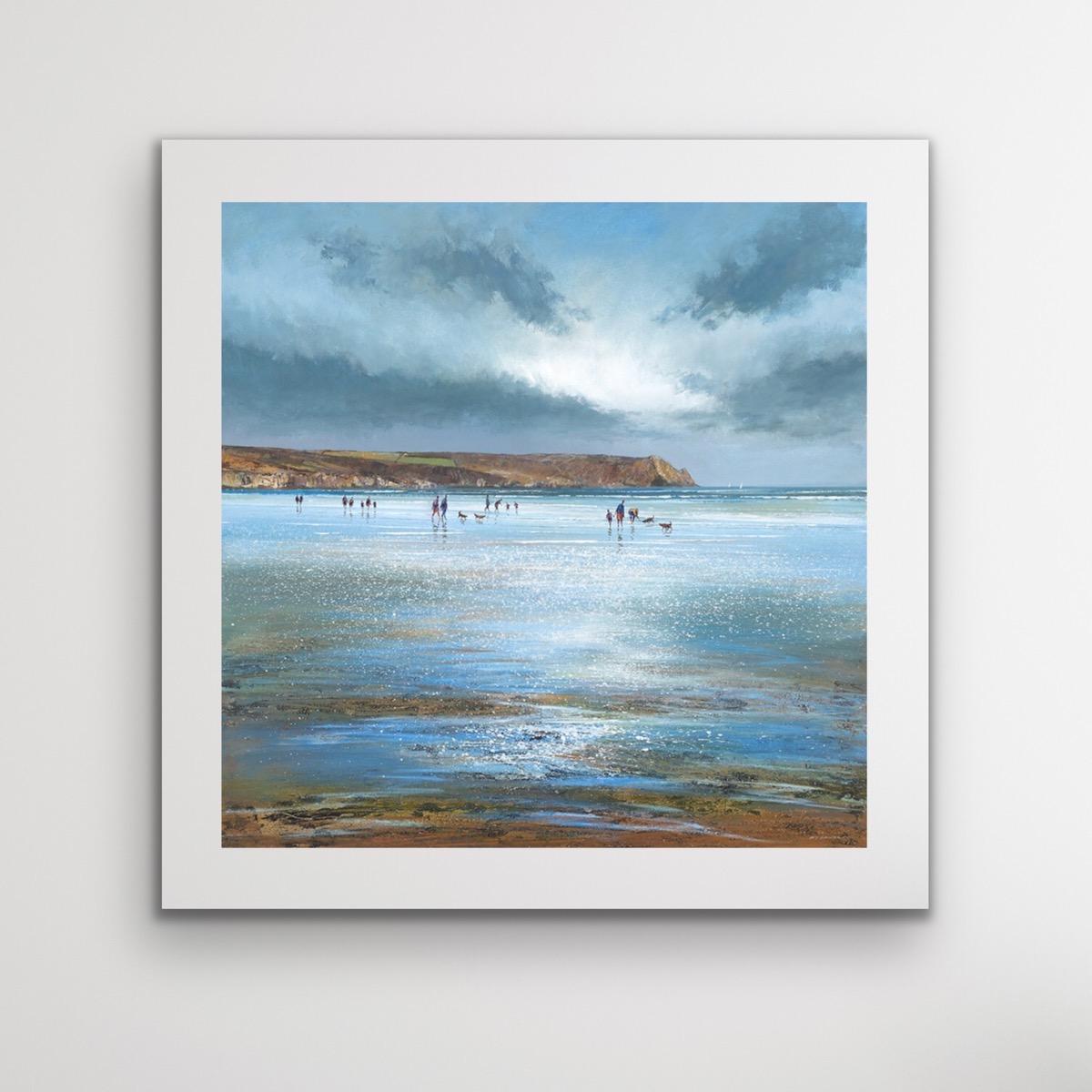 Cabeza de Nare, Playa de Carne, impresión en edición limitada, Paisaje marino, Arte marino, Playa - Print Contemporáneo de Michael Sanders