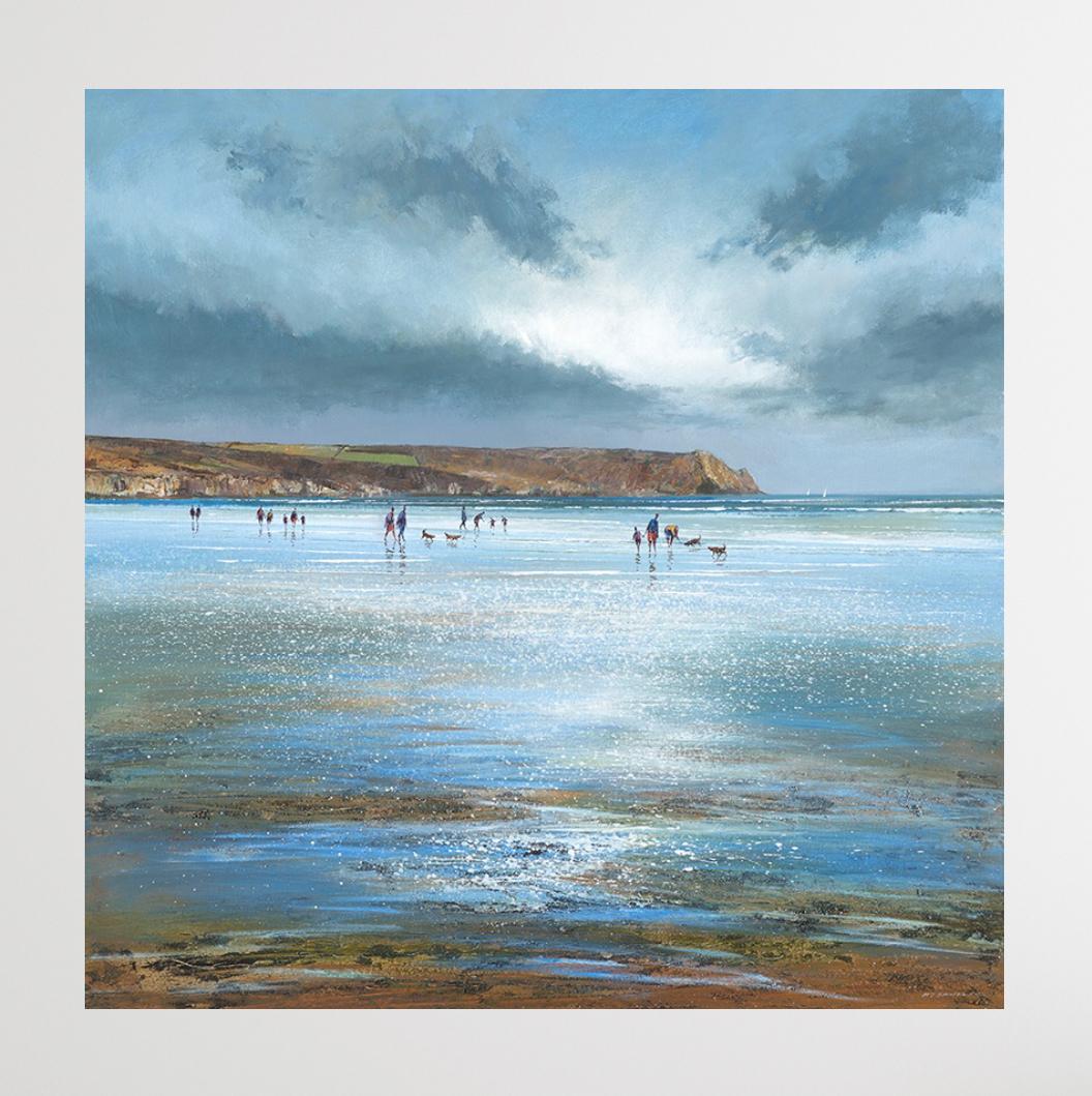 Cabeza de Nare, Playa de Carne, impresión en edición limitada, Paisaje marino, Arte marino, Playa - Print de Michael Sanders