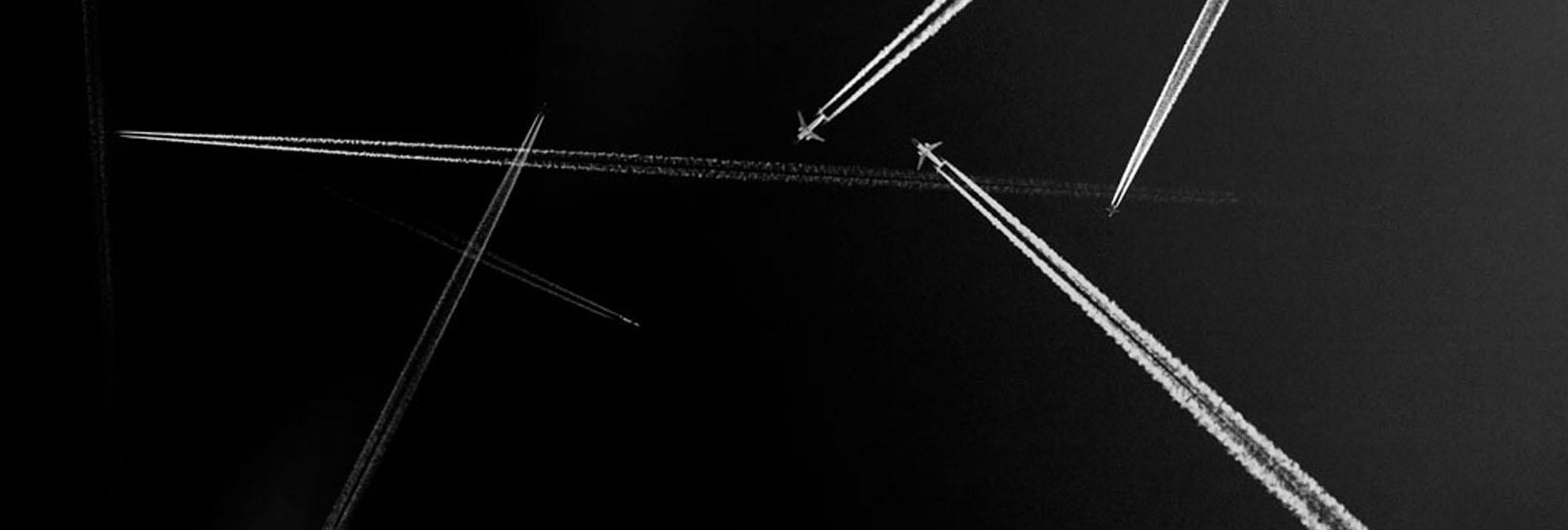 Flight II, skyscape, aeroplane art - Contemporary Photograph by Tom Sullam