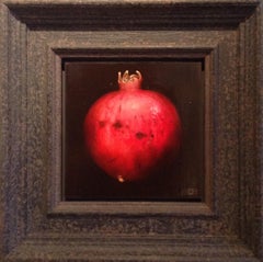 Dani Humberstone art, Crimson Pomegranate, still life art, original art