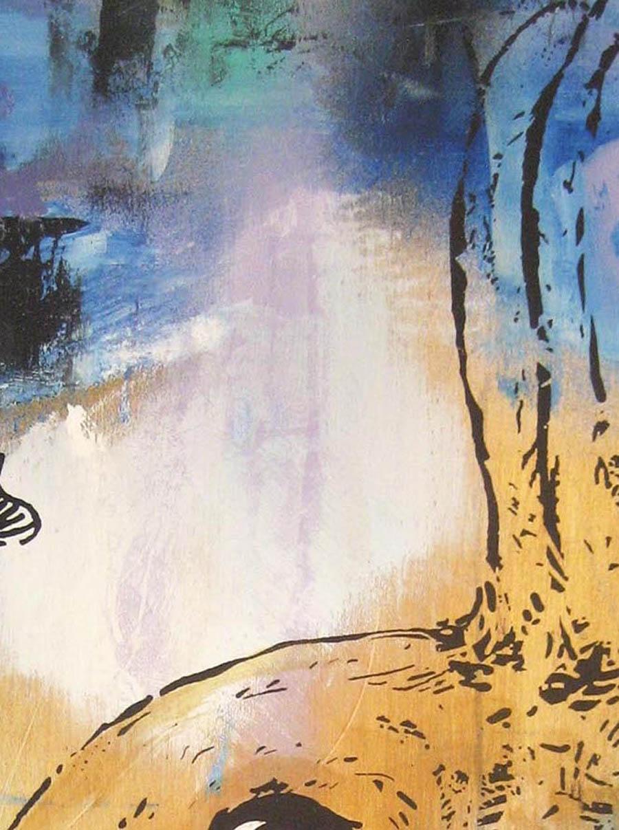 Datenight , Mixed media original , Harry Bunce , original art for sale urban art 6