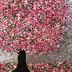 Wonderful Spring Morning, Tree Art, Nature, Affordable art, Pink