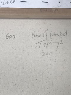 Trevor Waugh, Veduta di Istanbul, Pittura ad olio originale in vendita online, Istanbul