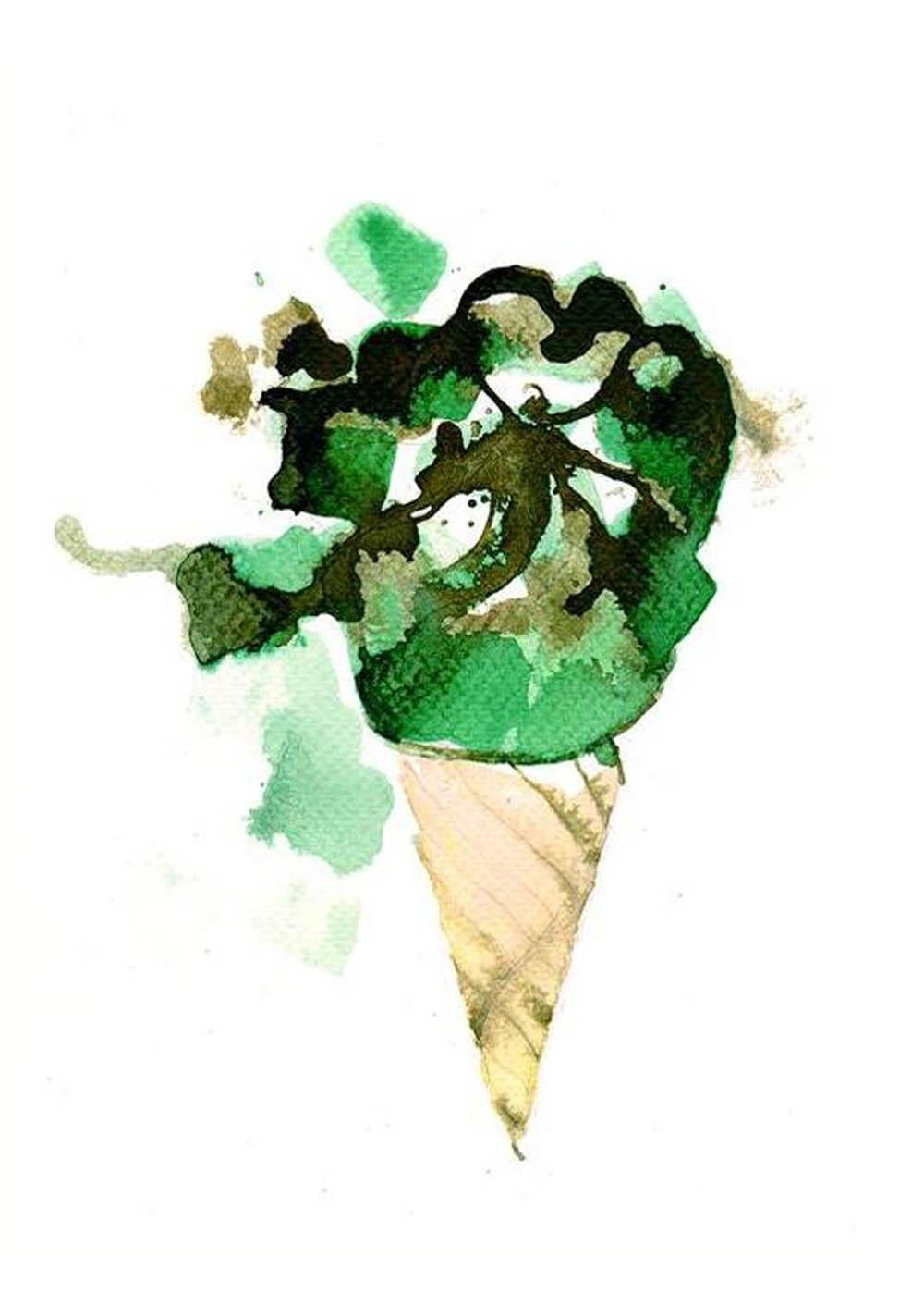 Cornetto, Gavin Dobson, Limited Edition Print, Ice Cream Art, Food Art