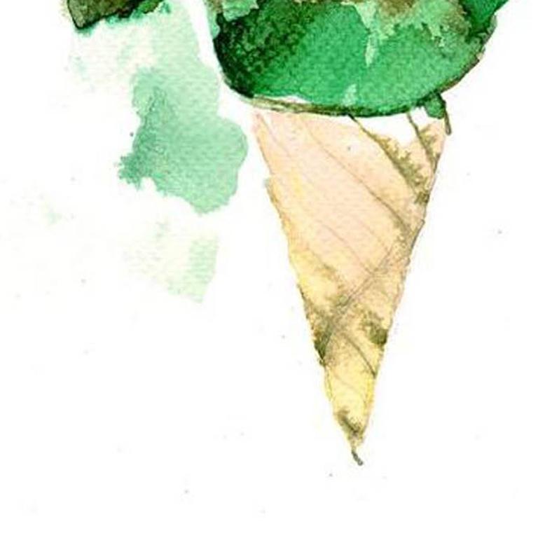 cornetto ice cream green