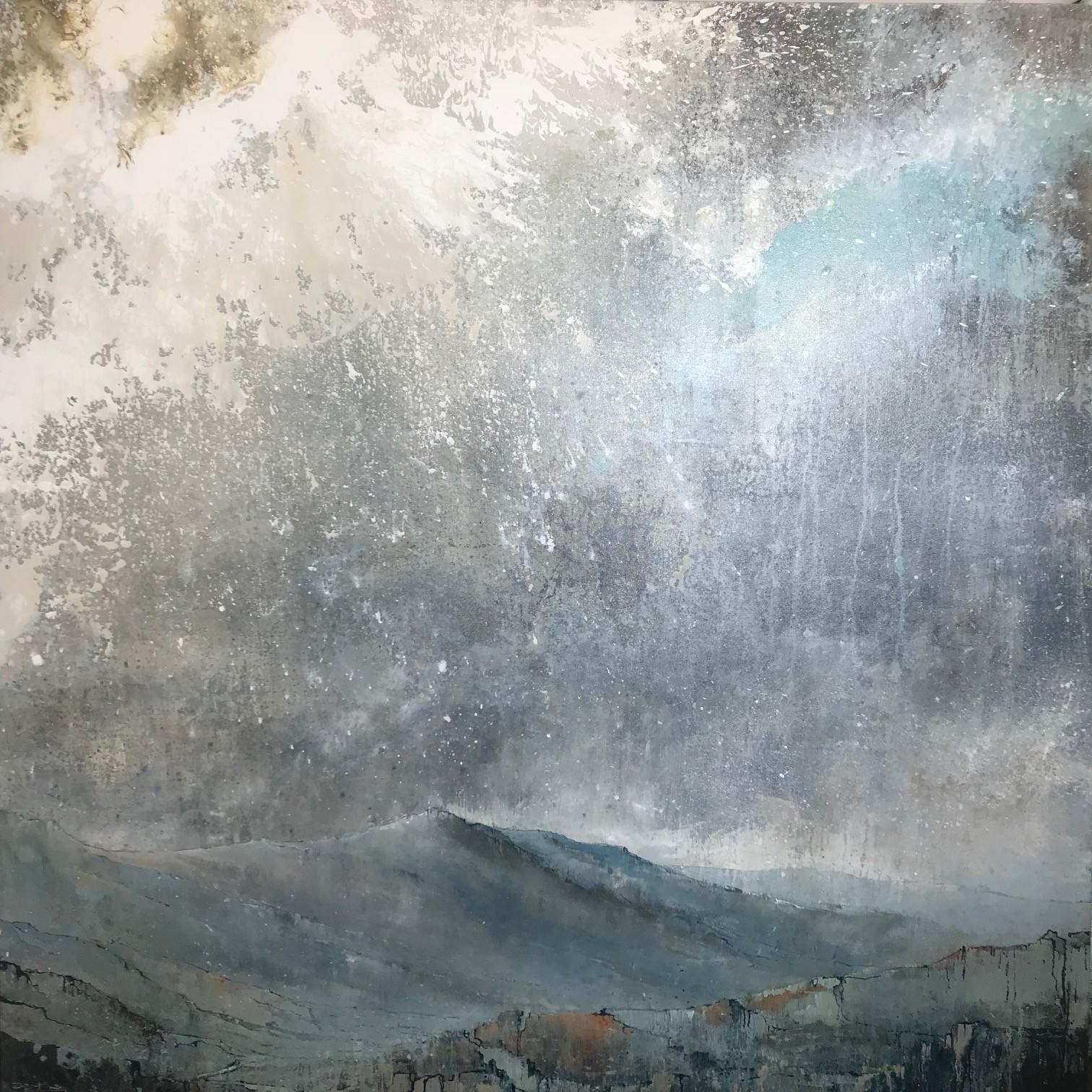 James Bonstow Landscape Painting – Rückkehr der Wolken
