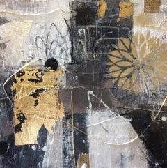 Peinture contemporaine originale Golden Thread 3 de JESSICA BROWN, en vente en ligne