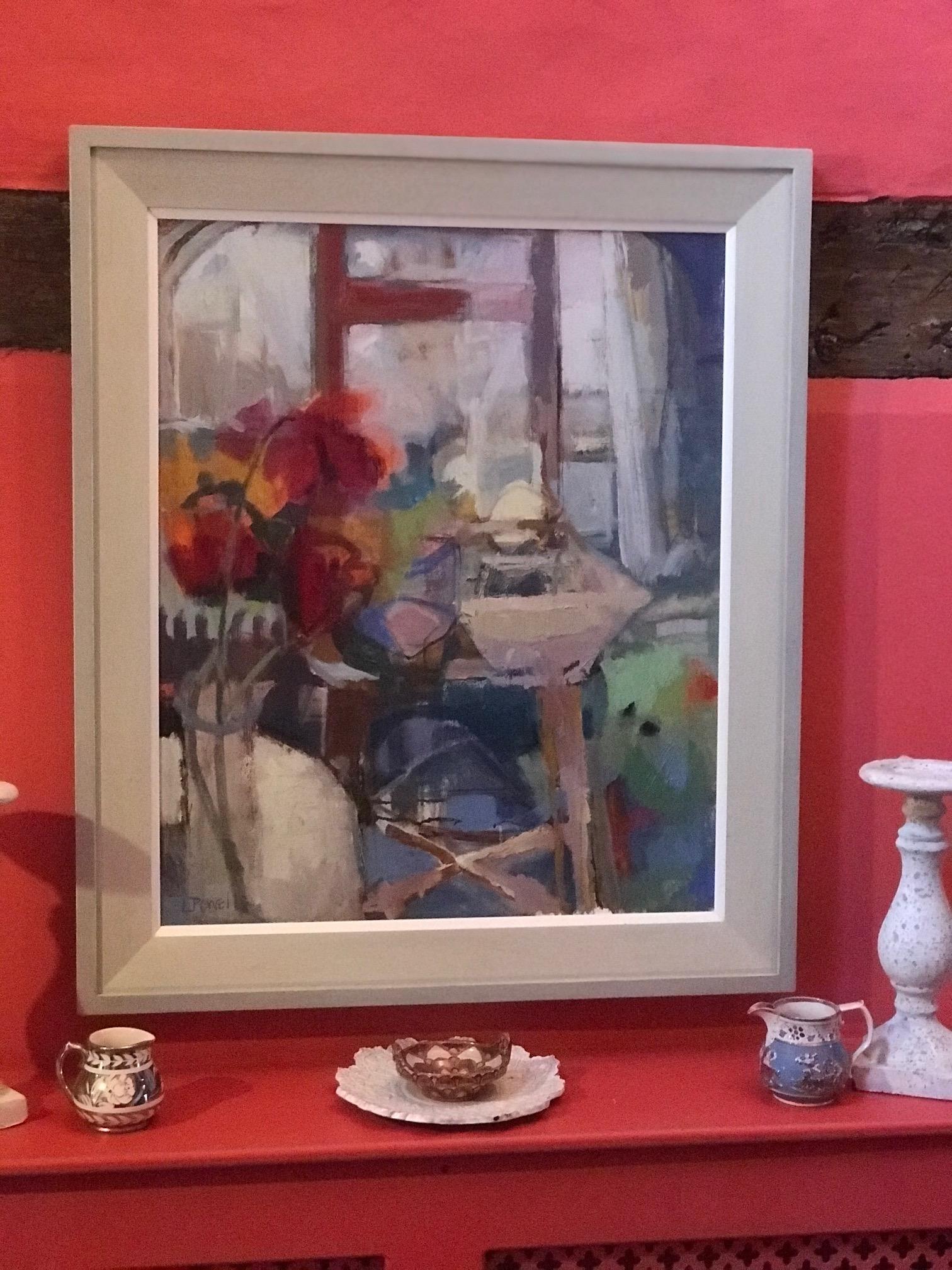 Farbenfroher Spritzer (Abstrakter Impressionismus), Painting, von Lucy Powell