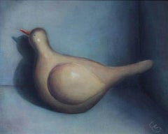 Concreate Bird, Fiona Smith, Original Painting 