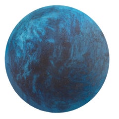 Peinture à l'huile CN 7, inspirée par la structure de surface des planètes et de la lune