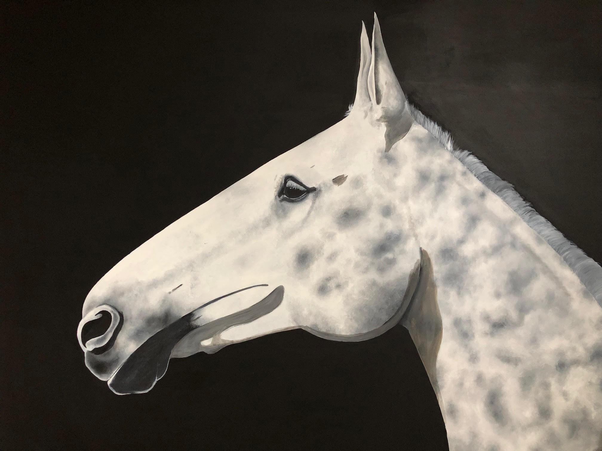Dapple, Zoe Louise, Animal Art, Horse, Affordable art