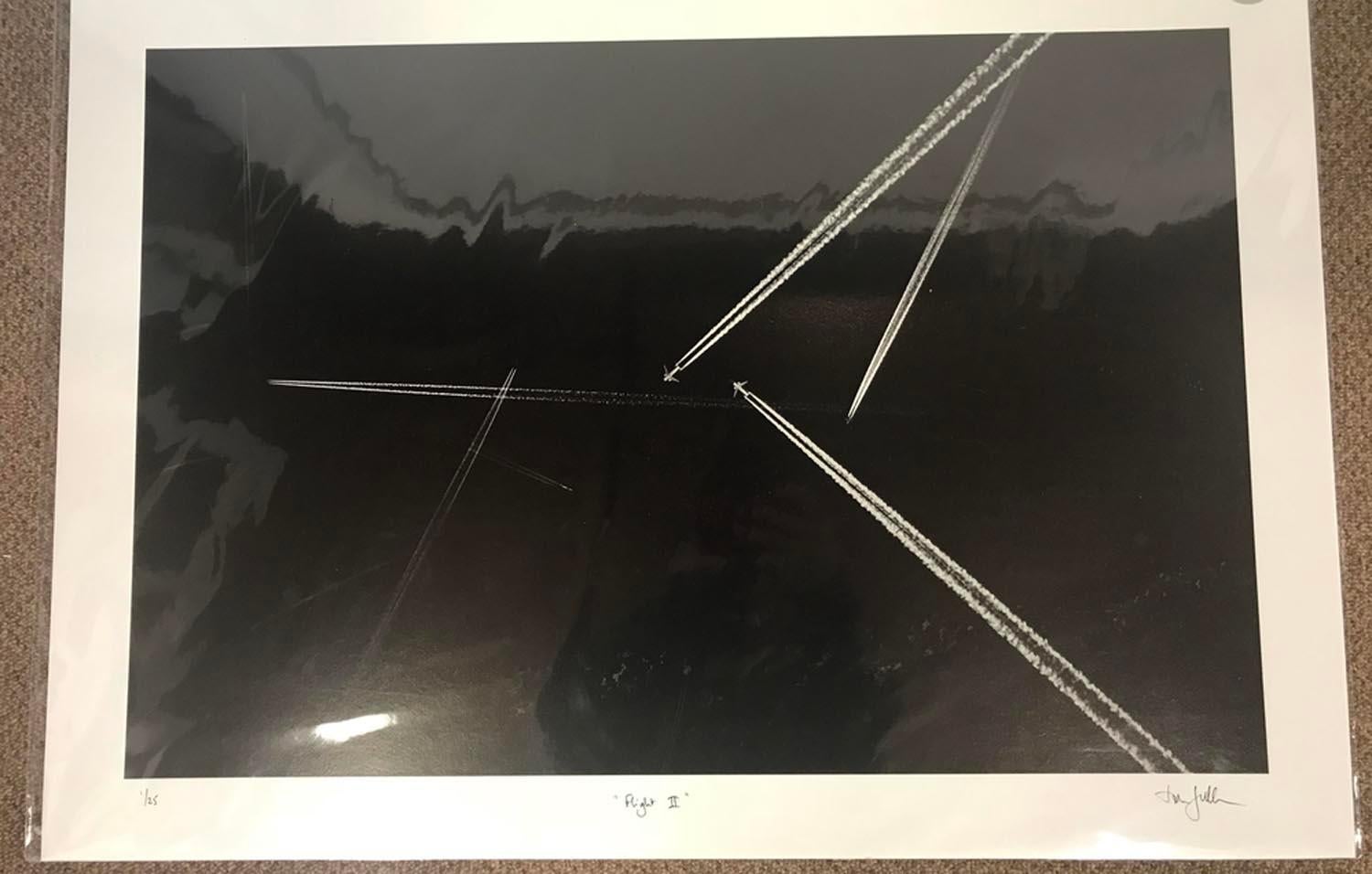 Flight II, Luftfahrtkunst, Flugzeugkunst, Original-Wolkenlandschaftsgemälde, Tom Sullam im Angebot 1