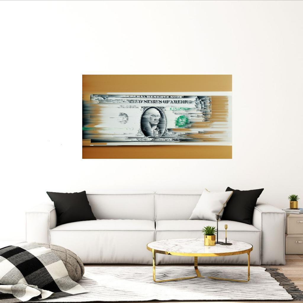 US Dollar, Katie Hallam, Contemporary Art, Abstract Art, Financial Art, American For Sale 3
