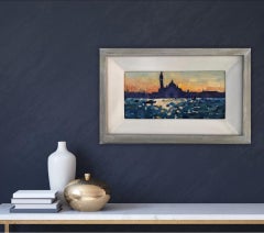 Alba di Venezia di Grabrielle Moulding, Arte luminosa, Quadro Venezia, Arte originale